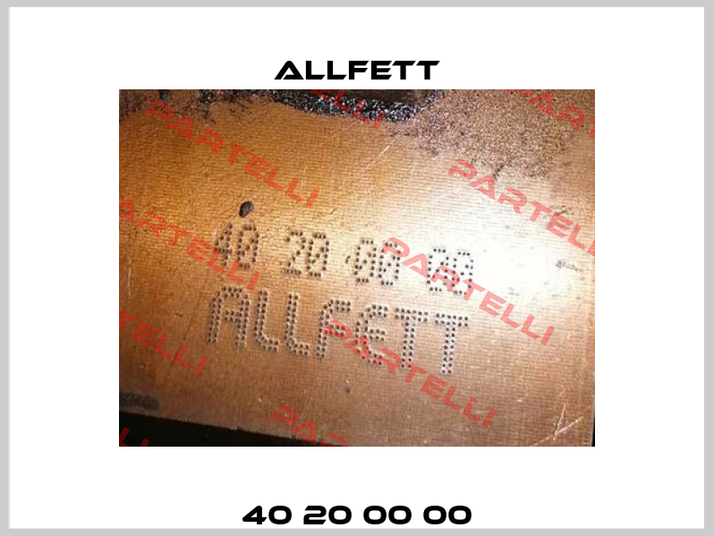 40 20 00 00 Allfett