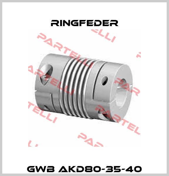 GWB AKD80-35-40 Ringfeder