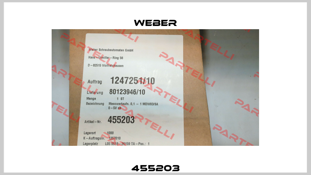 455203 Weber