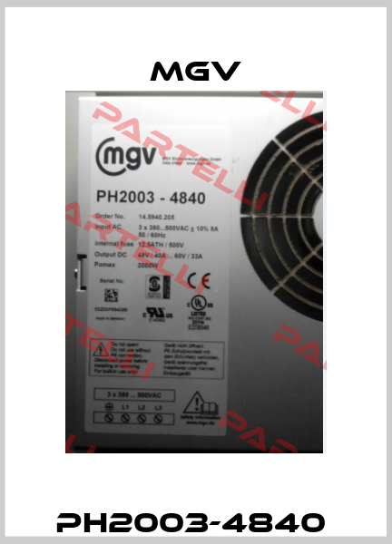 PH2003-4840  MGV