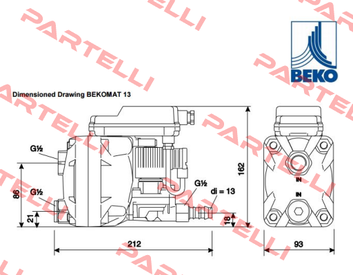 2000021 KA 13A 10A0  Beko