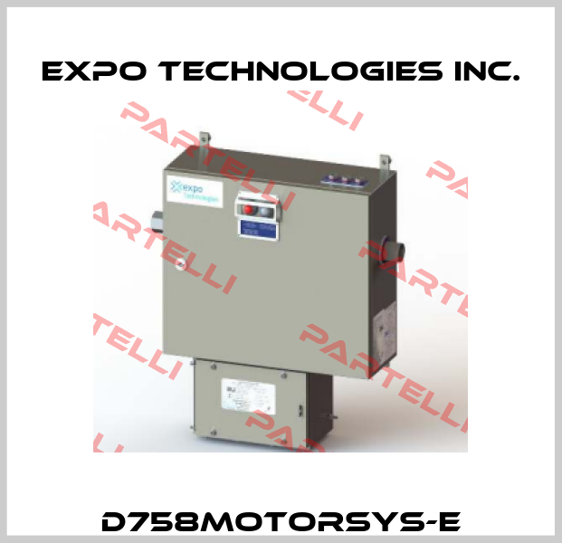 D758Motorsys-E EXPO TECHNOLOGIES INC.