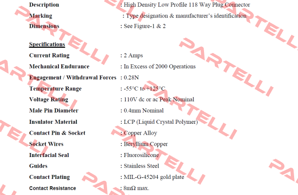 HDLP21118UMDDA0P0 Hypertac (brand of Smiths Interconnect)