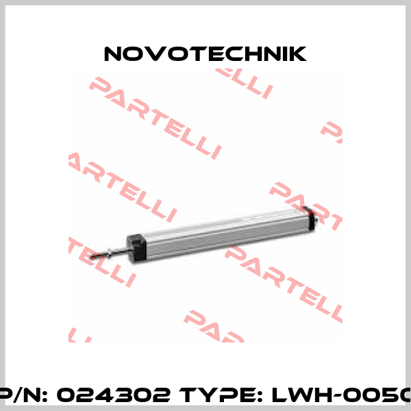 P/N: 024302 Type: LWH-0050 Novotechnik