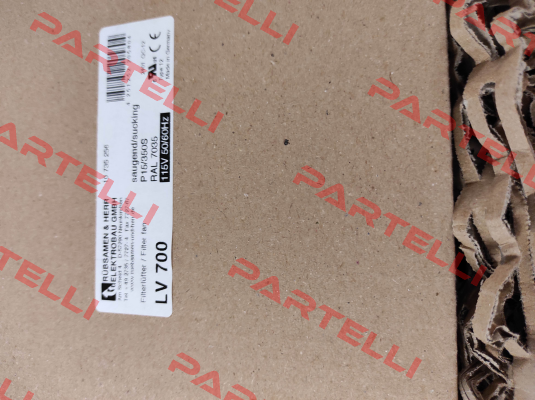 LV 700 Light gray RAL 7035 - 230V AC blowing Rübsamen & Herr