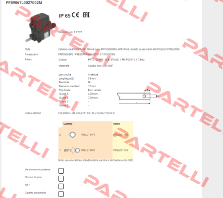 PFB9067L0027002M Finecorsa