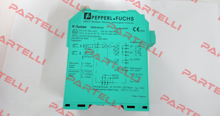 p/n: 046903, Type: KFD2-SH-EX1 Pepperl-Fuchs