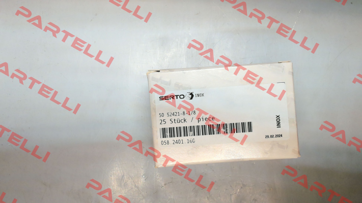 P/N: 058.2401.160, Type: SO 52421-8-1/8 Serto