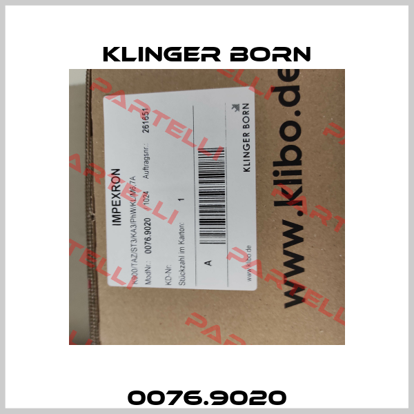 0076.9020 Klinger Born