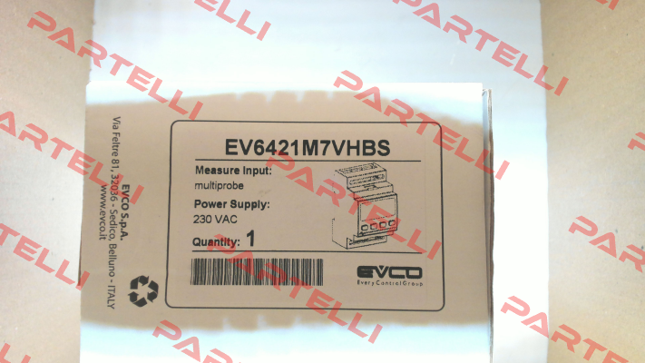 378158 / EV6421M7VHBS EVCO - Every Control