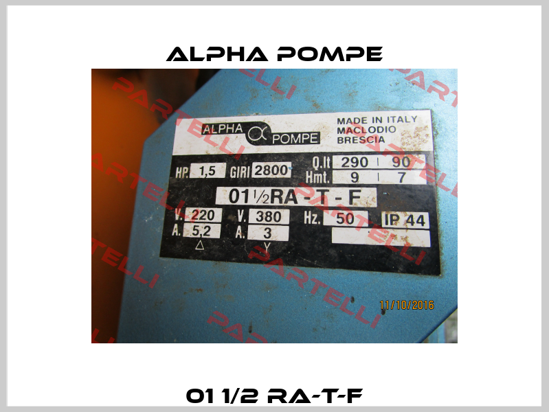 01 1/2 RA-T-F Alpha Pompe