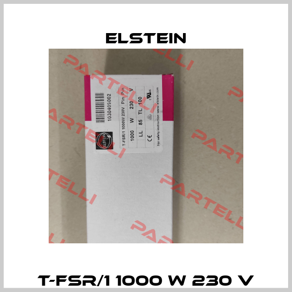 T-FSR/1 1000 W 230 V Elstein