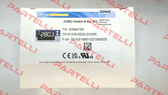 p/n: 694785, Type: 701513/8-0000-23/000 Jumo