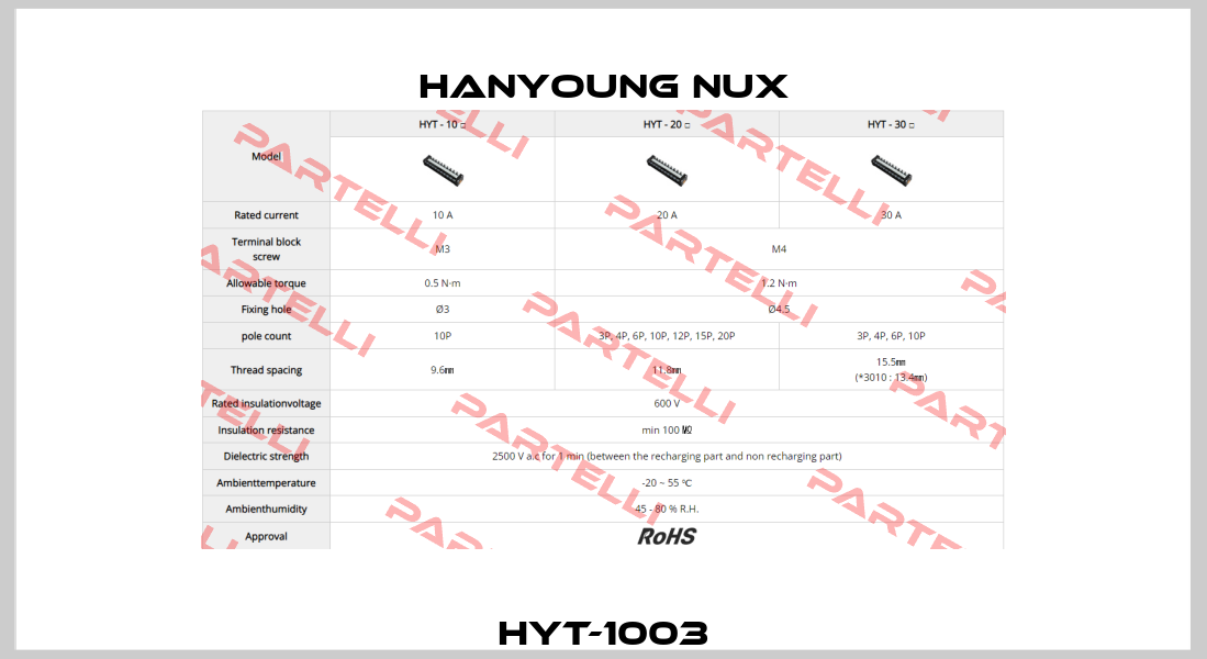 HYT-1003 HanYoung NUX