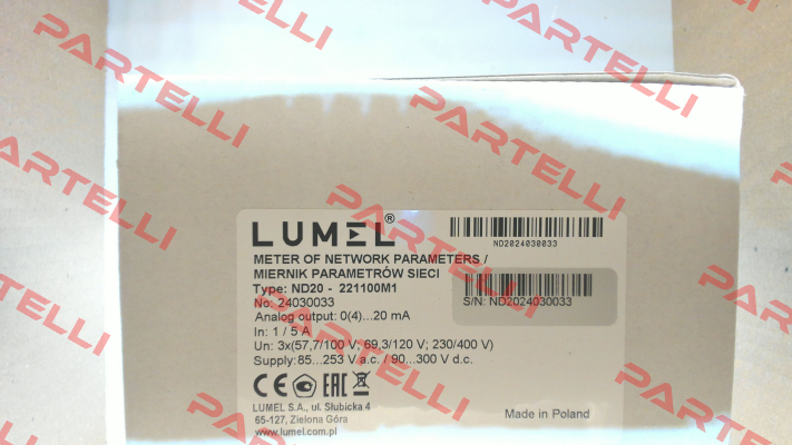 ND20 221100M1 LUMEL