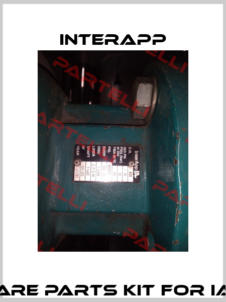 SPARE PARTS KIT FOR IA70 InterApp