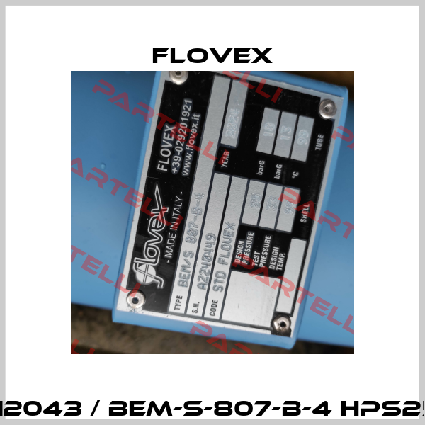 112043 / BEM-S-807-B-4 HPS25 Flovex