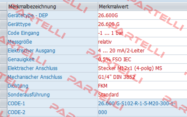 old code 26.600 G-S102-R-1-5-M00-300-1-000/new code 26.600 G-S102-R-1-5-M20-300-1-000 Bd Sensors