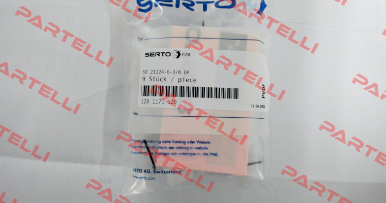 P/N: 128.1171.120 Type: SO 21124-6-3/8 OR Serto