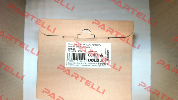 p/n: 0060215, Type: BH5932.22/101/61 ACDC24V 7-21000IPM Dold
