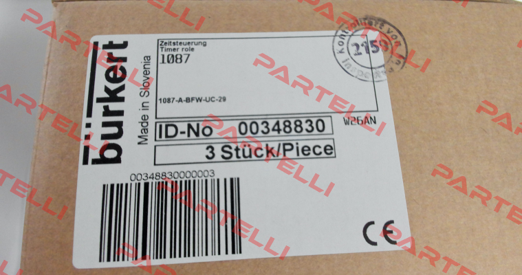 348830 / 1087-A-BFW-UC-29 Burkert