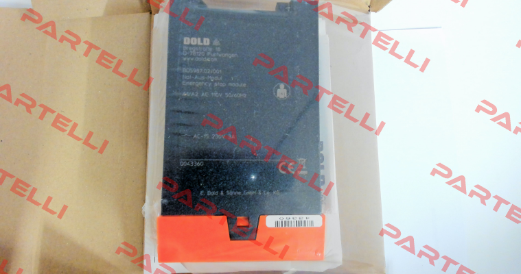 p/n: 0043360, Type: BD5987.02/001 AC110V 50/60HZ Dold