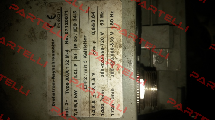 FRONT AND BACK COVER FOR TYPE:ACA 132 M-4 obsolete   AC Motoren