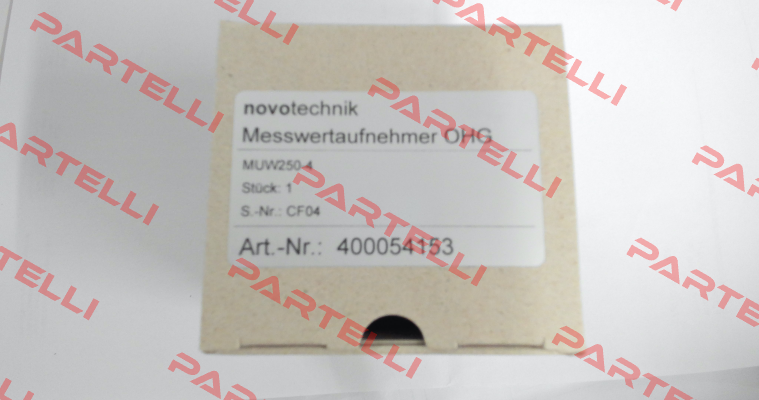 P/N: 400054153 Type: MUW-250-4 Novotechnik
