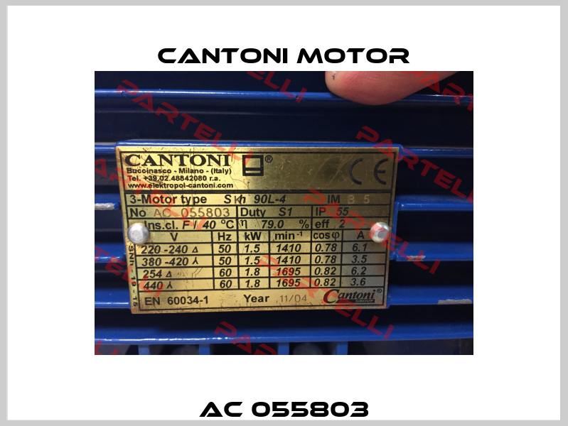 AC 055803 Cantoni Motor