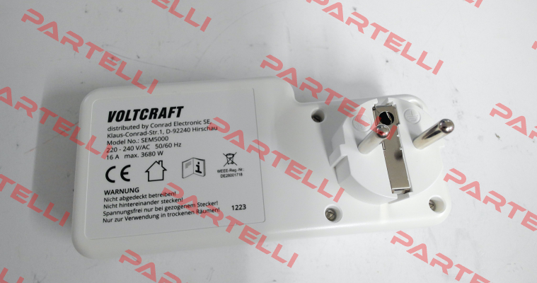 P/N: VC-12936570, Type: Energy logger SEM5000 Voltcraft