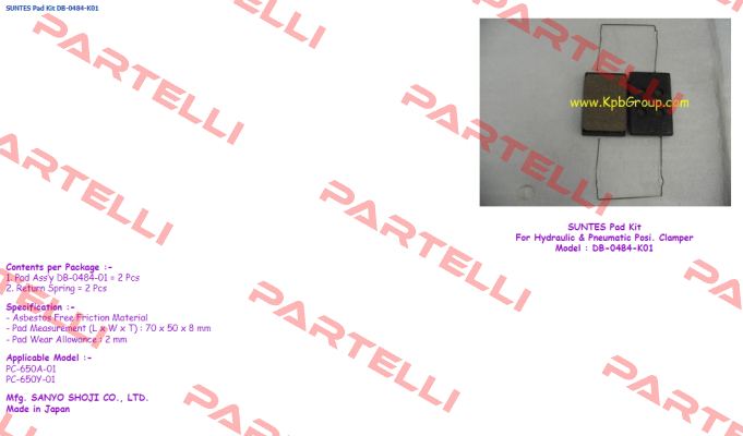 DB-0484-K01 Suntes
