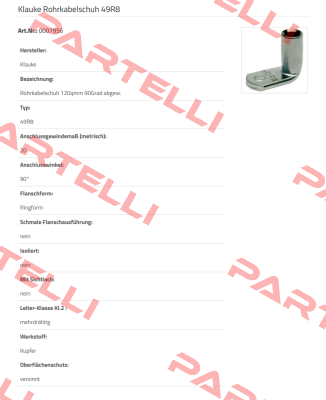 1266209 / 49R8 Klauke