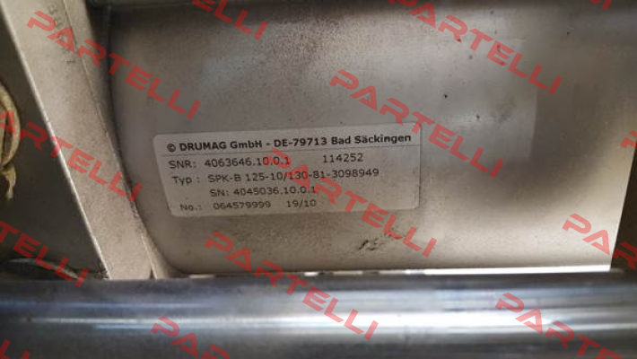 Repair kit for the cylinderSPK-B 125-10/130-81-3098949 -  not available  Specken Drumag