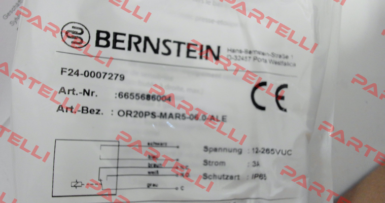 6655686004     OR20PS-MAR5-06.0-ALET Bernstein