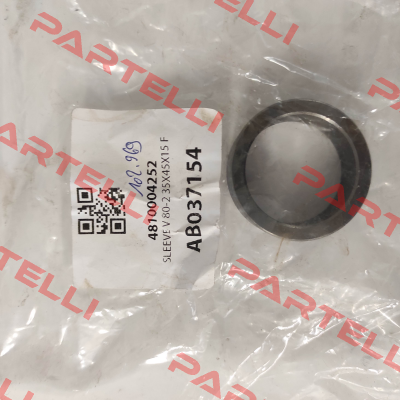 Sleeve old  code 4810004259/ new code 481004252 Varisco pumps