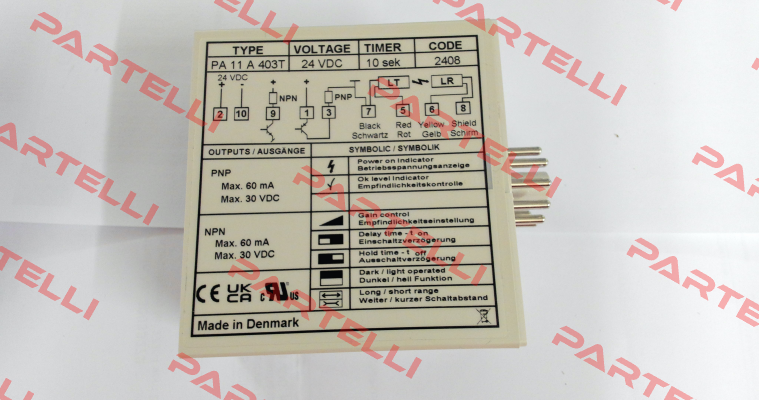 p/n: 8835, Type: PA 11 A 403T Telco