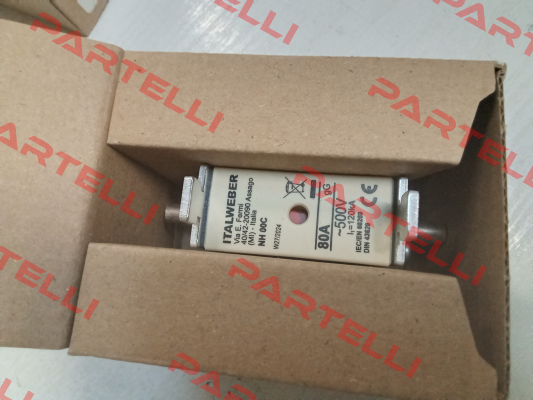 1500680 / FUS NH00C KOMBI GG 80A 500V Italweber