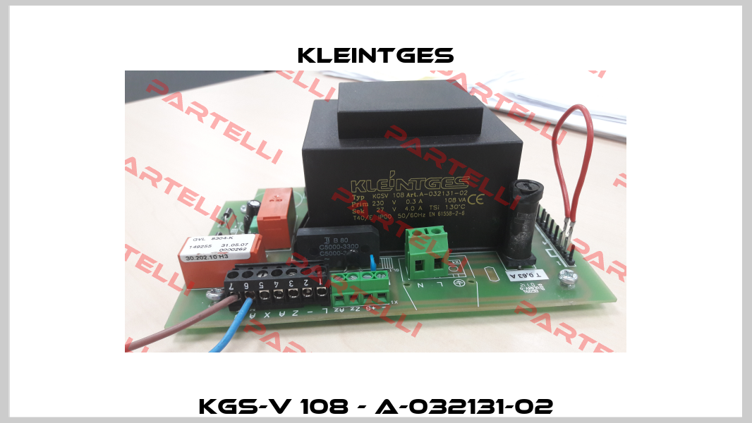 KGS-V 108 - A-032131-02 Kleintges