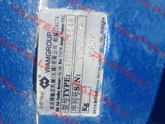 Type MT1800M042452  Wam