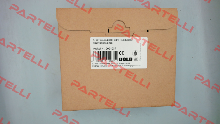 P/N: 0001037, Type: AI 897 AC45-400HZ 230V 10-80K-OHM Dold