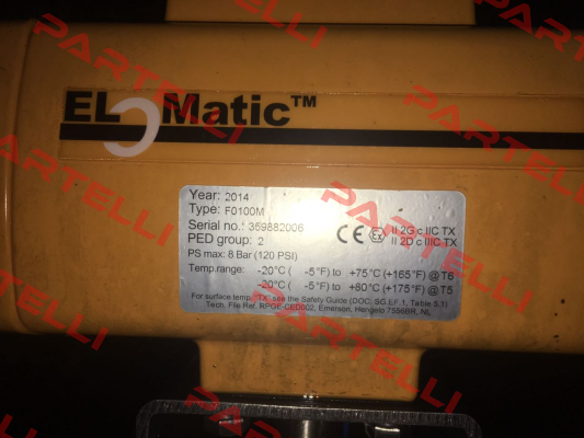 Type: F0100M - old name, new name - FS0100.NM50CWALL.YD17SNA.00XX  Elomatic