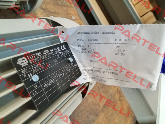 FC90S-4 1,1kW 4P 660/380V 50Hz B5 Electro Adda