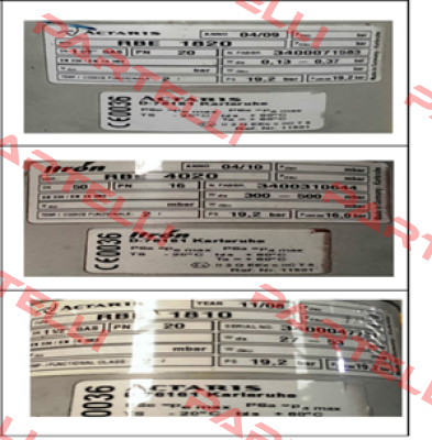 Type: RBE 4020 Anno: 04/10  Actaris [Itron]