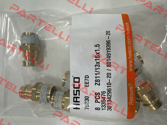 Z811 13x16x1,5 Hasco