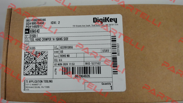91506-1 TE Connectivity (Tyco Electronics)