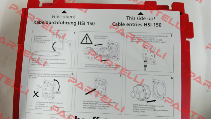HSI150 1x1 K/100 (3030303428) HAUFF-TECHNIK