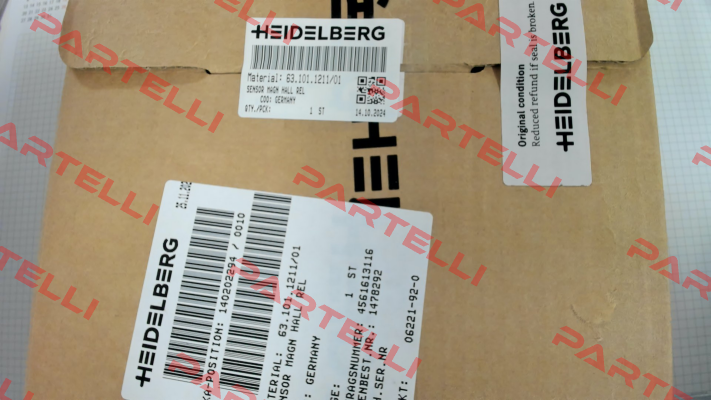 Sensor MAGN HALL REL Irion-Vosseler