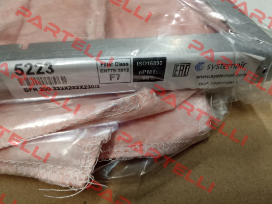 5223,  BFR 200 F7 Filter Systemair