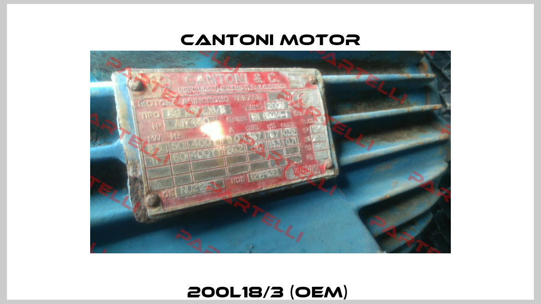 200L18/3 (OEM)  Cantoni Motor