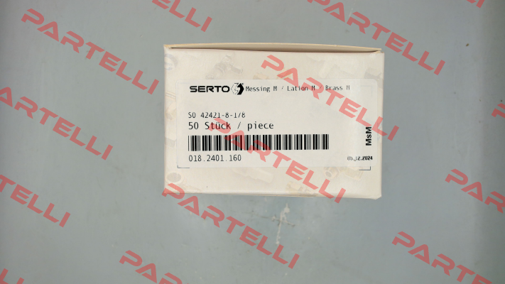 P/N: 018.2401.160, Type: SO 42421-8-1/8 Serto